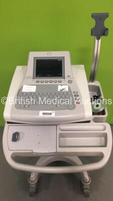 GE MAC 3500 ECG Machine on Stand (Powers Up - DIsplay is Upside Down - See Pictures) *S/N NA* - 2