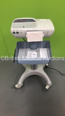 GE Corometrics 170 Series Fetal Monitor on Stand (Powers Up)