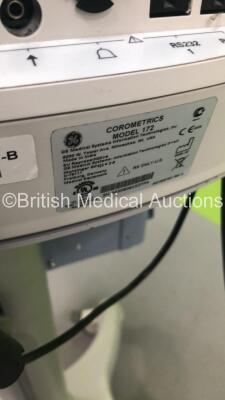 GE Corometrics 170 Series Fetal Monitor on Stand (Powers Up) - 5