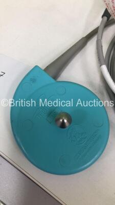 GE 250CX Series Fetal Monitor on Table with 1 x US Transducer and 1 x Toco Transducer (Powers Up) - 9