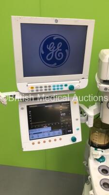 Datex-Ohmeda Aespire View Anaesthesia Machine Software Version 06.20 with GE Monitor,GE Module Rack Including 1 x E-PRESTN Module with SpO2,T1,T2,P1,P2,NIBP and ECG Options,1 x E-CAiOV Gas Module with Spirometry,1 x E-ENTROPY Module,Bellows,Hoses and Oxyg - 5