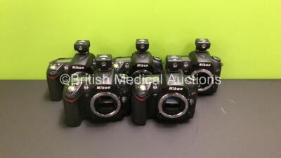 5 x Nidek D90 Digital Cameras with Nidek AS-15 Flash Adapters (All Untested Due to No Batteries) *0645136 / 6737097 / 6619300 / 6210564 / 7450426* **FOR EXPORT OUT OF THE UK ONLY**