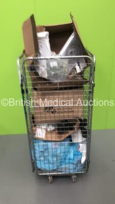 Cage of Consumables Including ProAct Endotracheal Tubes,MediSense Glucose and Ketone Solutions and Maquet Insertion Kits (Cage Not Included)