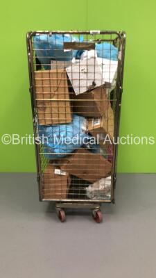 Cage of Mixed Consumables Including 3M 1863 FFP3 Health Care Respirators, Pro Breathe Endotracheal Tubes and Smith and Nephew Melolin (Cage Not Included - Out of Date)