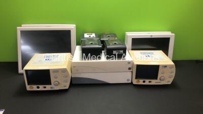 2 x GE Module Units, 2 x GE MD15 Monitors, 1 x Philips Monitors, 4 x Philips Respironics REMstar Pro C-Flex+ CPAPs and 2 x NicO2 Non Invasive Cardiac Output Monitors