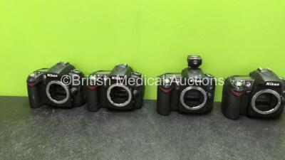 4 x Nikon D90 Cameras *SN 6645614, 6560085, 6623269, 7437175*