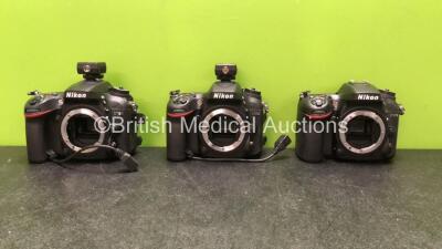 3 x Nikon D7100 Cameras *SN 4596926, 7821857, 4599194*