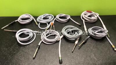 8 x Various Light Source Cables