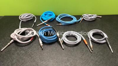 8 x Various Light Source Cables