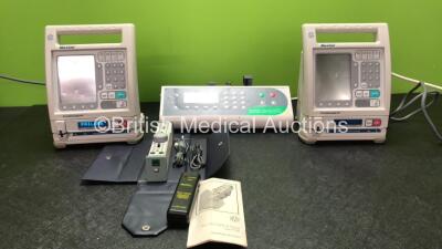 Mixed Lot Including 2 x Baxter Colleague Pumps (Both Power Up with Failure Alarms-See Photos) 1 x Graseby 3400 Anaesthesia Pump (Powers Up) 1 x Konig RCT 5502 Remote Control Tester (No Power) 1 x AVO TT169 AVO Transistor Tester (Powers Up)