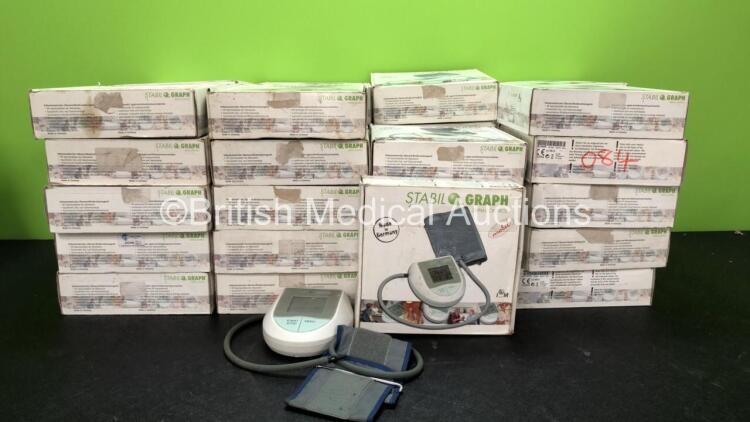 40 x Stabil Graph SBPM-Control Automatic Upper Arm BP Meters (All Untested Due to Missing Batteries)