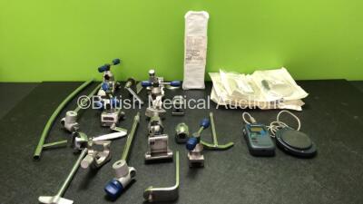 Mixed Lot Including Various Maquet Operation Table Bolts / Fittings, 1 x Weck 8mm Bladeless Obturator, 1 x Medtronic 37751 Unit with 1 x Probe (No Power with Damaged Cable-See Photo) 6 x Viasys OPDOP 130 8 MHz Pulse Doppler Probe