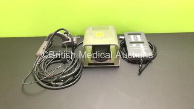 Job Lot of Lumenis Novus Spectra Laser Accessories Including Controller, Footswitch and 0636-400-01 Rev.B Laser Aperture Handpiece *4712300042*