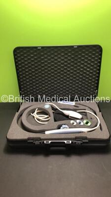 GE 6T 5 MHz Ultrasound Probe / Transducer in Case P/N KN100093 12 *Mfd 02/2008*