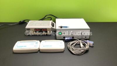 Mixed Lot Including 1 x Bipolar Diathermy Forceps, 2 x Xltek EMU40 Amplifiers, 1 x Nellcor N-550 Pulse Oximeter (Powers Up) with Finger Sensor Connector Lead and 1 x Berchtold Elektrotom 505 Electrosurgical Diathermy Unit (Powers Up) *104060251C2 / 104060