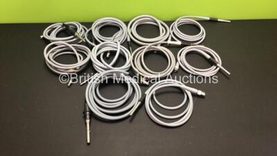 10 x Fiber Optic Light Source Cables