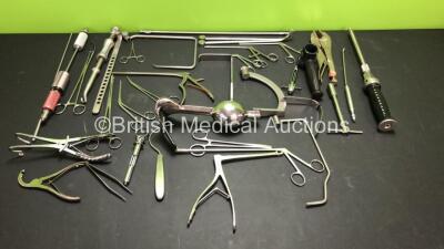 Job Lot of Assorted Surgical Instruments