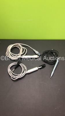 1 x W&H Implantmed Handpiece, 1 x Ethicon Endo-Surgery Ultracision Harmonic Scalpel and 1 x Bausch & Lomb CX7000 Handpiece *S/N 44008 / E06926 / V9231H072*