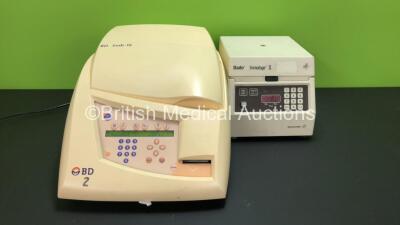 Job Lot Including 1 x Dade Immufuge II Benchtop Centrifuge and 1 x Becton Dickinson Sedi-15 Chemistry Analyzer (Both Power Up)