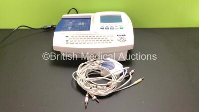 Welch Allyn CP 200 ECG Machine with 10 Lead ECG Lead (Powers Up, Missing Buttons - See Photo) *20009204*