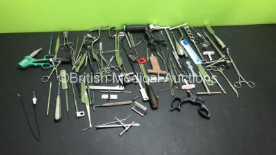 Job Lot of Assorted Surgical Instruments