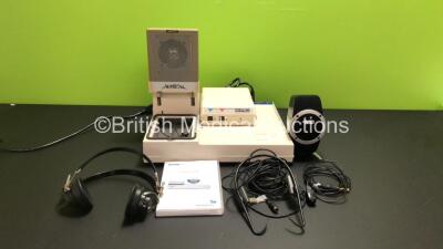 Madsen Aurical Audiometer with HI Pro Noah Compatible Module, Headphones, Speaker and Solutions Disc (Powers Up)