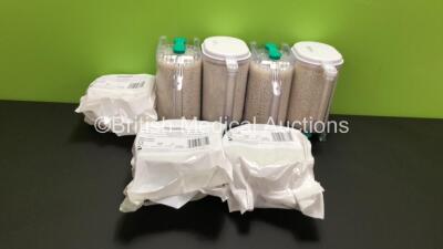 Job Lot Including 4 x Intersurgical IS CAN Spherasorb Disposable CO2 Absorbers (Expiry Dates - 3 x 2025, 1 x 2024) and 25 x Intersurgical Spherasorb Soda Lime Cartridge Drums (Expiry Dates - 2026, 3 Shown in Photo, 25 in Lot)