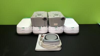 Job Lot Including 4 x Philips Respironics InnoSpire Deluxe Nebulizers, 2 x Respironics BiPAP Harmony CPAPs and 1 x Fisher and Paykel HC150 Ambient Tracking Humidifier *5244955 / 4716554 / 025709 / 155117 / 181433 / 134771*