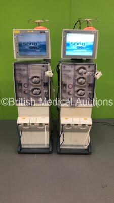 2 x Fresenius Medical Care 5008 CorDiax Dialysis Machines Software Version 4.50 - Running Hours 39324 / 29119 (Both Power Up) * Equip No 9170100 / N/A *