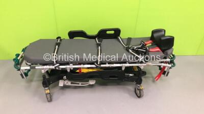 Ferno Pegasus Hydraulic Ambulance Stretcher with Mattress and Attachment *Hydraulics Tested Working*