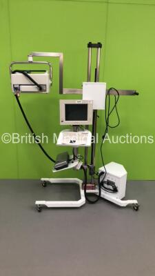 Moor Instruments Ltd Model MoorLD12-IR Laser Doppler Imager with Key,Advantech Monitor,Keyboard and Printer (Hard Drive Removed) *IR131 * * SN 5334 * * Mfd 2004 *