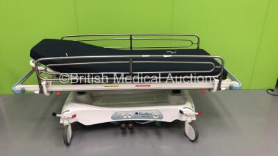 Select Medical Equipment Contour Hydraulic Patient Trolley with Mattress (Hydraulics Tested Working)