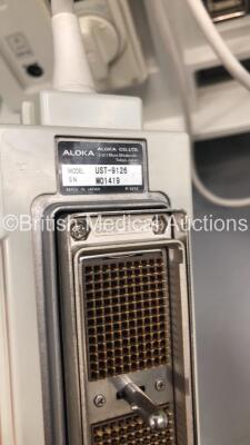 Aloka ProSound SSD-5000 SV Ultrasound Scanner with 4 x Transducers/Probes (1 x UST-5548,1 x UST-9126 / 1 x UST-9118 and 1 x UST-9115-5) and Sony Video Graphic Printer UP-895CE (Spares and Repairs-Does Not Boot) * SN M02907 * - 15
