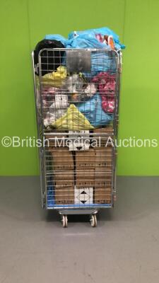 Large Cage of Mixed Consumables Including ProACT Pro-Breathe Endotracheal Tubes,Richardson Healthcare Universal Aseptic Dressing Packs and Intersurgical Supraglottic Airways (Cage Not Included)