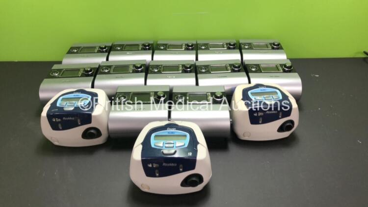 Job Lot Including 10 x ResMed Escape EPR S9 CPAPs, 2 x ResMed AutoSet EPR S9 CPAPs, 2 x ResMed Escape II EPR S8 CPAPs and 1 x ResMed Escape S8 CPAP *20110808440 / 20100139212 / 20071103703 / 23132330045 / 22152064959 / 23141601731 / 22161053733 / 23132330