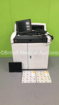 Kodak DirectView CR975 System with 2 x X-Ray Cassettes and Monitor (Hard Drive Removed-Crack to Monitor-See Photo)