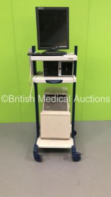 Micro Focus Imaging Micro 50 Radiography Shielded X-Ray System with CPU and Monitor on Trolley (No Power)