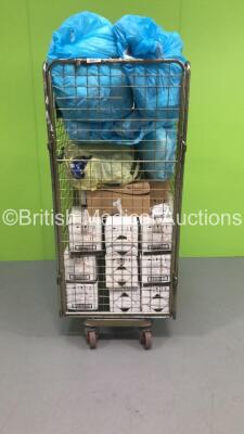 Large Cage of Mixed Consumables Including ProACT Pro-Breathe Endotracheal Tubes,Intersurgical Supraglottic Airways and Cutan Complete Foaming Hand Sanitiser (Cage Not Included)