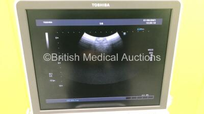 Toshiba Xario XG Flatscreen Ultrasound Scanner Model SSA-680A with 4 x Transducers/Probes (1 x PVT-674BT * Mfd 2007 *,1 x PVT-375BT,1 x PVT-661VT and 1 x 8CV2 * Mfd 2012 *),Sony Digital Graphic Printer UP-D897 and Sony Digital Color Printer UP-D23MD (Powe - 19