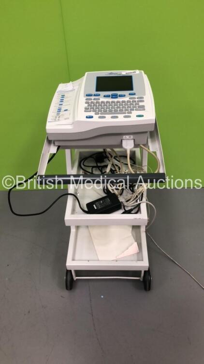 Burdick Atria 6100 ECG Machine on Stand with 1 x 10-Lead ECG Lead (Powers Up) * Asset No FS 0170581 *