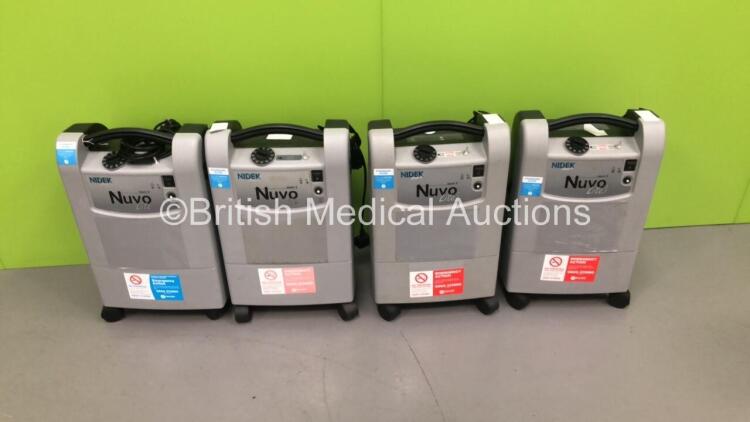 4 x Nidek Medical Nuvo Lite 3 Mark 5 Oxygen Concentrators (All Power Up)