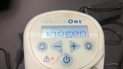 3 x Inogen One G2 Oxygen Concentrator Model 10-200 with 3 x Power Supplies and Bags with Wheels (All Power Up) - 4