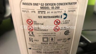 3 x Inogen One G2 Oxygen Concentrator Model 10-200 with 3 x Power Supplies and Bags with Wheels (All Power Up) - 5