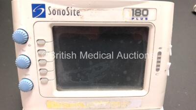 Mixed Lot Including 1 x CareFusion Alaris Enteral Syringe Pump (Powers Up with Service Message) 1 x SonoSite 180 Plus Ultrasound System Ref.P01576-08 with 2 x Batteries and Charger (No Power - Possible Flat Batteries) and 1 x EZ EM ProtoCOL Colon Insuffla - 4