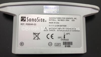 Mixed Lot Including 1 x CareFusion Alaris Enteral Syringe Pump (Powers Up with Service Message) 1 x SonoSite 180 Plus Ultrasound System Ref.P01576-08 with 2 x Batteries and Charger (No Power - Possible Flat Batteries) and 1 x EZ EM ProtoCOL Colon Insuffla - 7