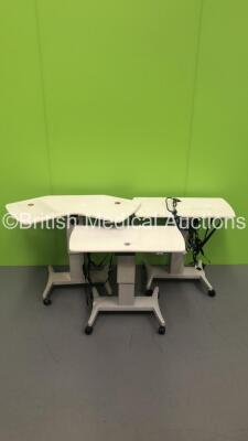 3 x TopCon ATE-600 Electric Ophthalmic Tables *S/N 20110027310033* *FOR EXPORT OUT OF THE UK ONLY*