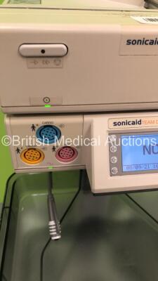 Sonicaid Team Duo Fetal Monitor with Finger Trigger and Team Care Printer (Powers Up) - 3