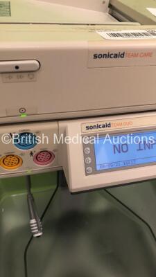 Sonicaid Team Duo Fetal Monitor with Finger Trigger and Team Care Printer (Powers Up) - 4