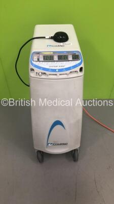 ConMed System 5000 Electrosurgical / Diathermy Unit on Stand with Dome Footswitch (Powers Up) *S/N 06AGP062*
