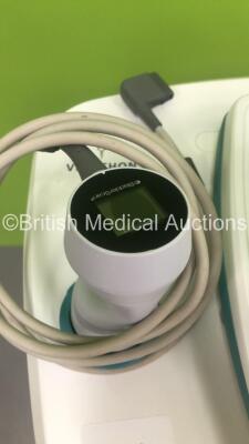 Verathon BladderScan BVI 9400 on Stand with 2 x TransducerS/Probes (No Power-Suspected Flat Battery-Damage to Screen on Probe-See Photos) * SN B4004087 * - 3